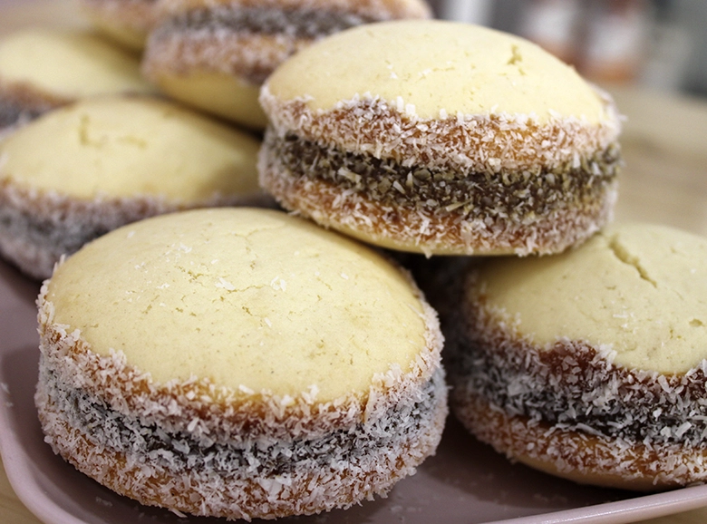 cookies de chocolate y coco