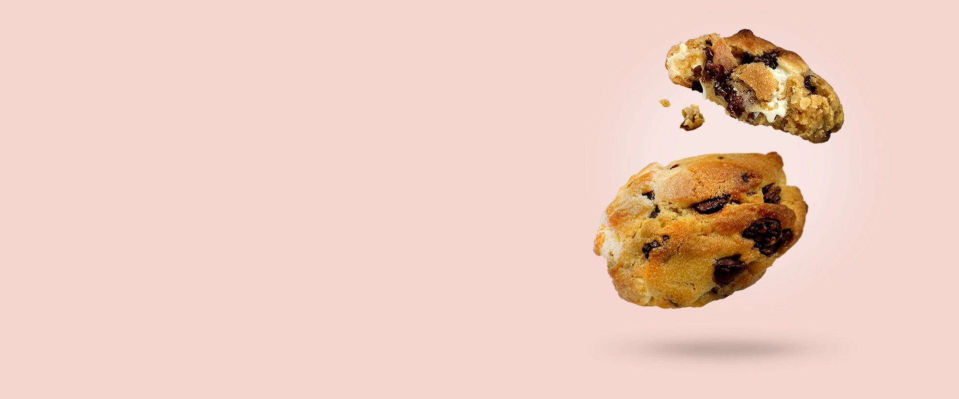 4 cookies una encima de otra