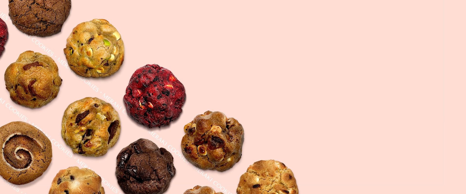 4 cookies una encima de otra